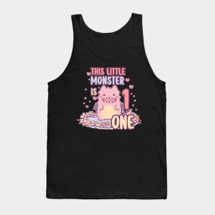 This Little Monster is One | 1st Birthday Tank Top